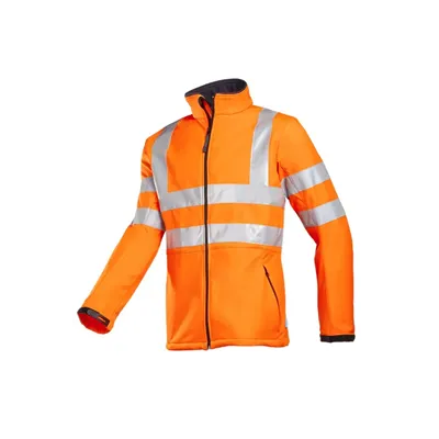 Sioen Genova Softshell Werkjas Fluo Oranje - Winddicht & Comfortabel - Maat 3XL