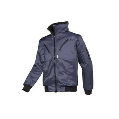 Sioen Hawk Blouson Marineblauw - Uitneembare Bontvoering & Praktische Details - Maat M