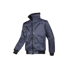 Sioen Hawk Blouson Marineblauw - Uitneembare Bontvoering & Praktische Details - Maat XL