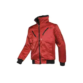 Sioen Hawk Blouson Rood - Uitneembare Bontvoering & Praktische Zakken - Maat L