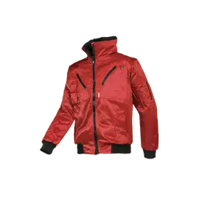 Sioen Hawk Blouson Rood - Uitneembare Bontvoering & Praktische Zakken - Maat M