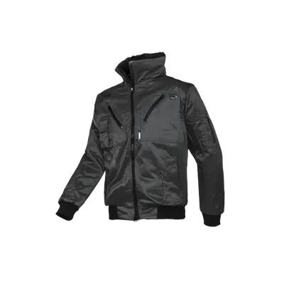 Sioen Hawk Blouson Zwart - Uitneembare Bontvoering & Functioneel Ontwerp - Maat 3XL