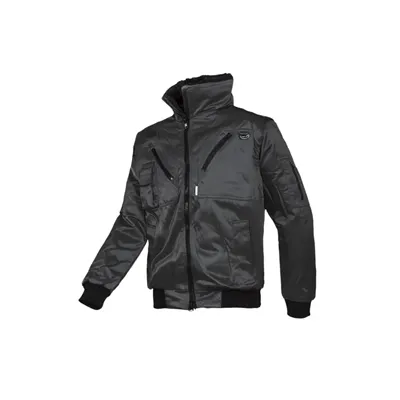 Sioen Hawk Blouson Zwart - Uitneembare Bontvoering & Functioneel Ontwerp - Maat L