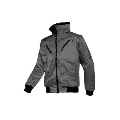 Sioen Hawk Winterblouson Grijs - Met Uitneembare Bontvoering & Veel Zakken - Maat M