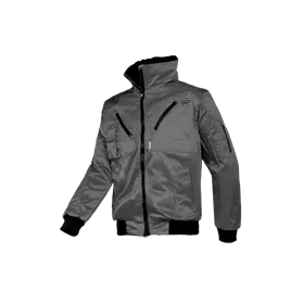 Sioen Hawk Winterblouson Grijs - Met Uitneembare Bontvoering & Veel Zakken - Maat XL