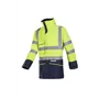 Sioen Hedland Parka Fluo Geel/Marine - Vlamvertragend, Antistatisch & Waterdicht - Maat S