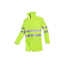 Sioen Kassel Regenjas Fluo Geel - Lichtgewicht & Geluidsarm - Maat 2XL