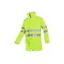 Sioen Kassel Regenjas Fluo Geel - Lichtgewicht & Geluidsarm - Maat L