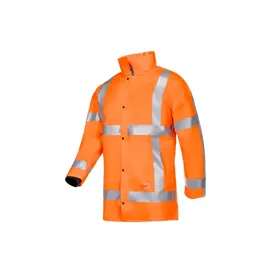 Sioen Merapi Winterparka Fluo Oranje - Waterdicht, Gevoerd & Met Uitneembare Fleece - Maat L