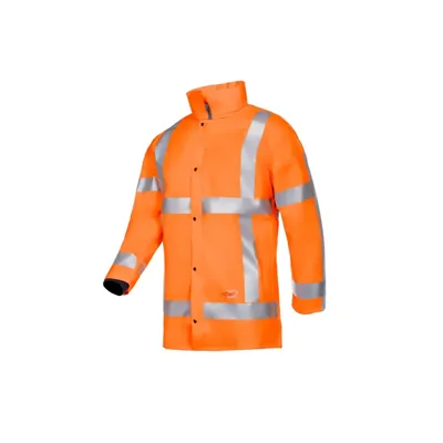 Sioen Merapi Winterparka Fluo Oranje - Waterdicht, Gevoerd & Met Uitneembare Fleece - Maat L