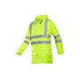 Sioen MONORAY 198A Regenjas Fluo Geel - Lichtgewicht, Ademend & Met Kap, Maat 2XL