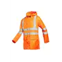 Sioen MONORAY 198A Regenjas Fluo Oranje - Lichtgewicht, Ademend & Met Kap, Maat M