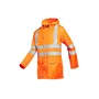 Sioen MONORAY 198A Regenjas Fluo Oranje - Lichtgewicht, Ademend & Met Kap, Maat M