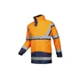 Sioen Powell 4-in-1 Regenparka Fluo Oranje - Waterdicht & Ademend - Maat L