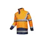 Sioen Powell 4-in-1 Regenparka Fluo Oranje - Waterdicht & Ademend - Maat L