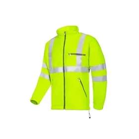 Sioen REIMS 131Z Fleece Werkjas Fluo Geel - Warm, Winddicht & I.L.S.-Compatibel, Maat S