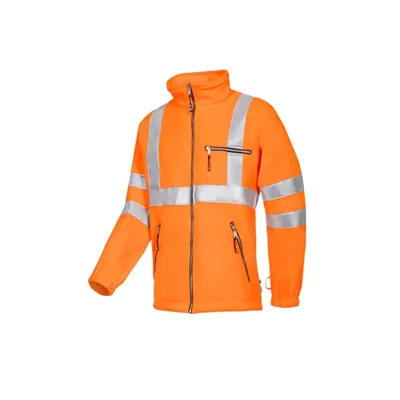 Sioen REIMS 131Z Fleece Werkjas Fluo Oranje - Warm, Winddicht & I.L.S.-Compatibel, Maat L
