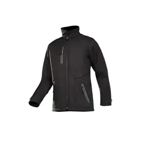 Sioen Softshell Jas Pulco Zwart – Gevoerd & Windwerend Comfort, Maat L