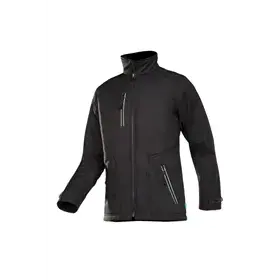 Sioen Softshell Jas Pulco Zwart – Gevoerd & Windwerend Comfort, Maat M