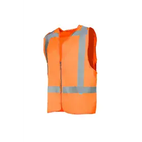 Sioen Solaka Veiligheidsgilet Fluo Oranje - Reflecterend & Met Ritssluiting - Maat 3XL
