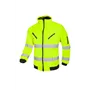 Sioen SPARROW 029A Winterjas Fluo Geel - Gevoerd, Afneembare Bontkraag, Maat L
