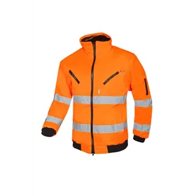 Sioen SPARROW 029A Winterjas Fluo Oranje - Gevoerd, Afneembare Bontkraag, Maat M