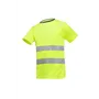Sioen T-shirt Cartura Fluo Geel - Reflecterend, Sneldrogend & Comfortabel - Maat S