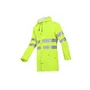 Sioen Unzen Regenjas Fluo Geel - Lichtgewicht, Waterdicht & Ademend - Maat XL