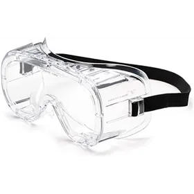 Univet 602.01.00.01 - Overzetbril met Heldere Lens & Indirect Ventilatiesysteem