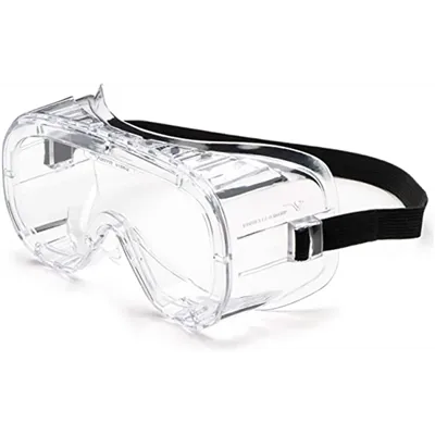 Univet 602.01.00.01 - Overzetbril met Heldere Lens & Indirect Ventilatiesysteem