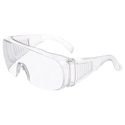 Univet Veiligheidsbril 520.11.00.00 - Helder, Overzetbaar & Zijdelingse Ventilatie, Steriliseerbaar