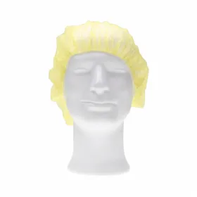 CMT Haarnet - Bouffant Cap PP Non Woven Geel Maat M 50cm