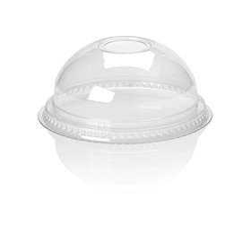Deksel Domed Rond Glashelder Met Gat 78mm