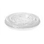 PET Lid Ø78 mm Flat with Straw Slot – Transparent, Fits 300–330 ml Cups