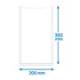 Vacuum side seal bags PA/PE 200x350mm 90my 1000 pieces