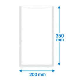 Vacuum side seal bags PA/PE 200x350mm 90my 1000 pieces