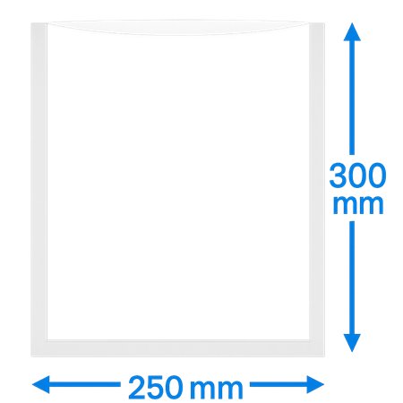 Vacuum side seal bags PA/PE 250x300mm 90my 1000 pieces