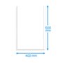 Vacuum side seal bags PA/PE 400x600mm 90my 500 pieces
