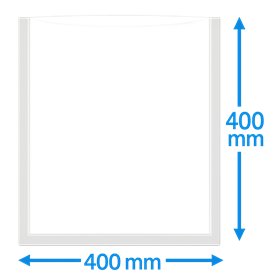 Vacuum side seal bags PA/PE 400x400mm 90my 500 pieces