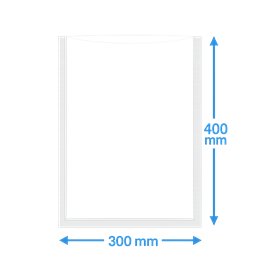 Vacuum side seal bags PA/PE 300x400mm 90my 1000 pieces