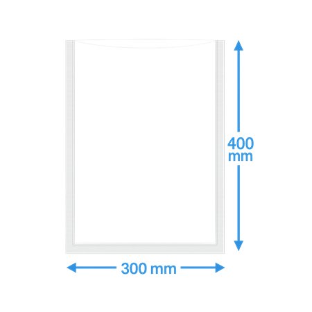 Vacuum side seal bags PA/PE 300x400mm 90my 1000 pieces