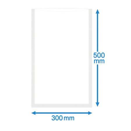 Vacuum side seal bags PA/PE 300x500mm 90my 1000 pieces