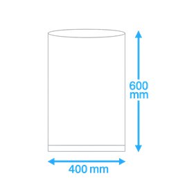 Vacuum Tube Bags PA/PE 100my 400x600mm 500 pieces