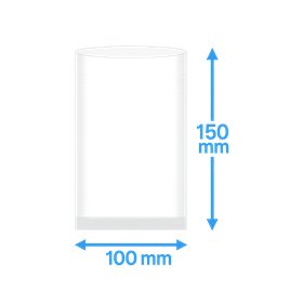 Vacuum Tube Bags PA/PE 100x150mm 90my 1000 pieces