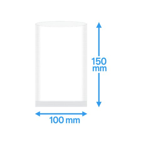 Vacuum Tube Bags PA/PE 100x150mm 90my 1000 pieces