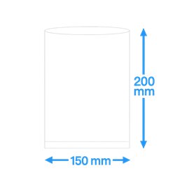 Vacuum Tube Bags PA/PE 150x200mm 90my 1000 pieces