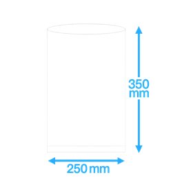 Vacuum Tube Bags PA/PE 250x350mm 90my 1000 pieces