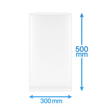 Vacuum Tube Bags PA/PE 300x500mm 90my 1000 pieces