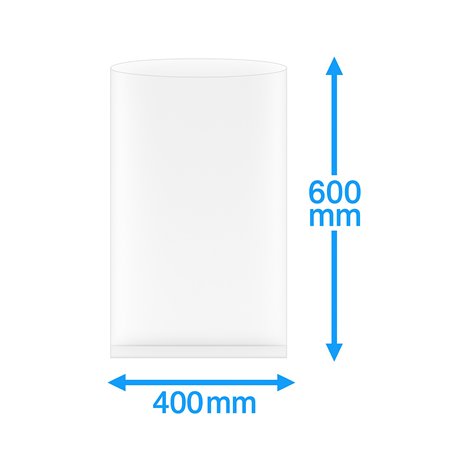 Vacuum Tube Bags PA/PE 400x600mm 90my 500 pieces