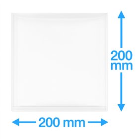 Vacuum Tube bags PA/PE 200x200mm 90my 1000 pieces